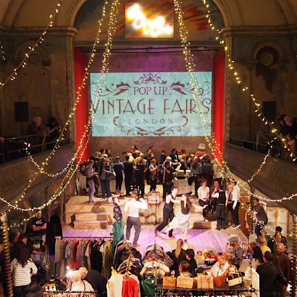Pop up vintage fair at Wiltons East London