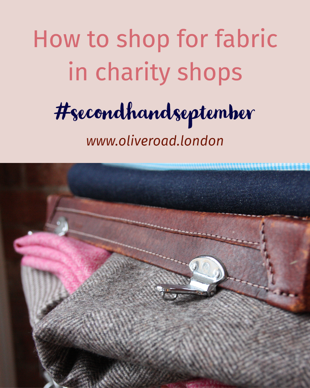 how to shop for fabric in charity shops