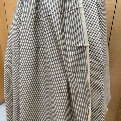 cream linen stripe stripe vintage fabric