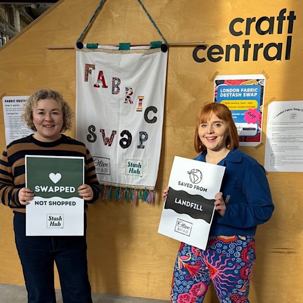 London fabric swap at Craft Central Docklands