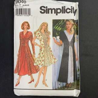 Simplicity vintage dressmaking pattern 1980s