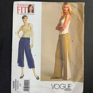 Vintage dress pattern: Vogue Today's Fit by Sandra Betzina V1050