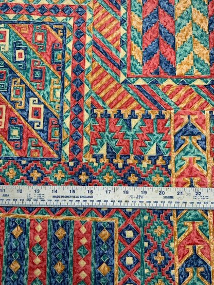Conran Kelim Stripe vintage fabric material cotton 1989